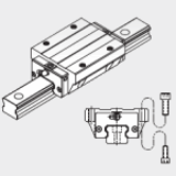 Flange type, mounting either from top or bottom SME-EA/LEA